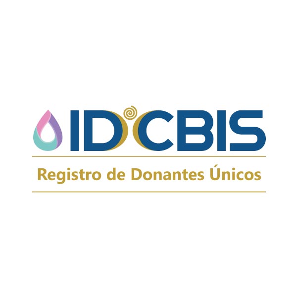 Logo del Registro de donantes únicos IDCBIS a color